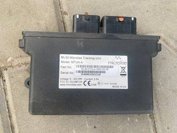 Блок управління Microlise Tracking Unit ML30, MTU4-A б/в MAN TGX EURO 6 оригінал 1962356200 фото